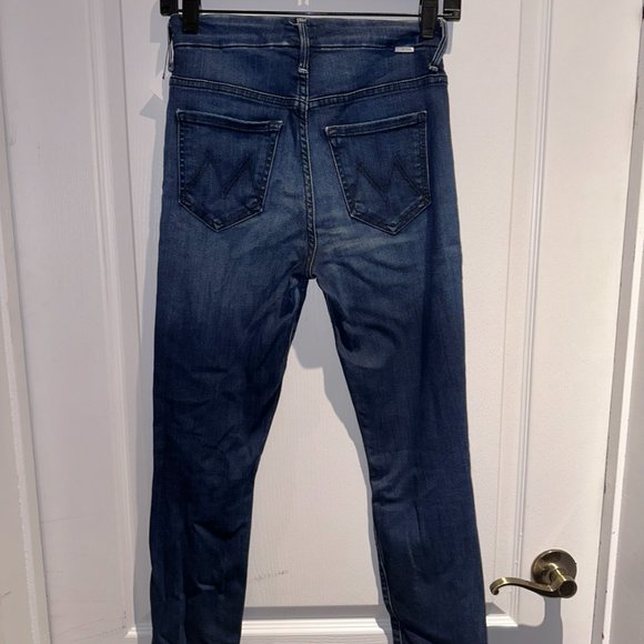 MOTHER High Waisted Looker Ankle Fray - Picture 4 of 4